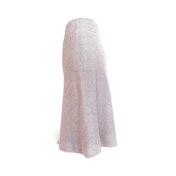 Ann Taylor Cream A-Line Skirt - Picture 4 of 10